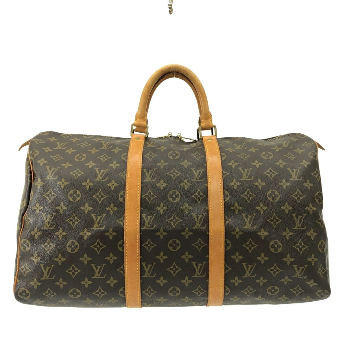 【新着】【中古】LOUIS VUITTON(ルイヴィトン) キーポル50 ボストンバッグ モノグラム・キャンバス