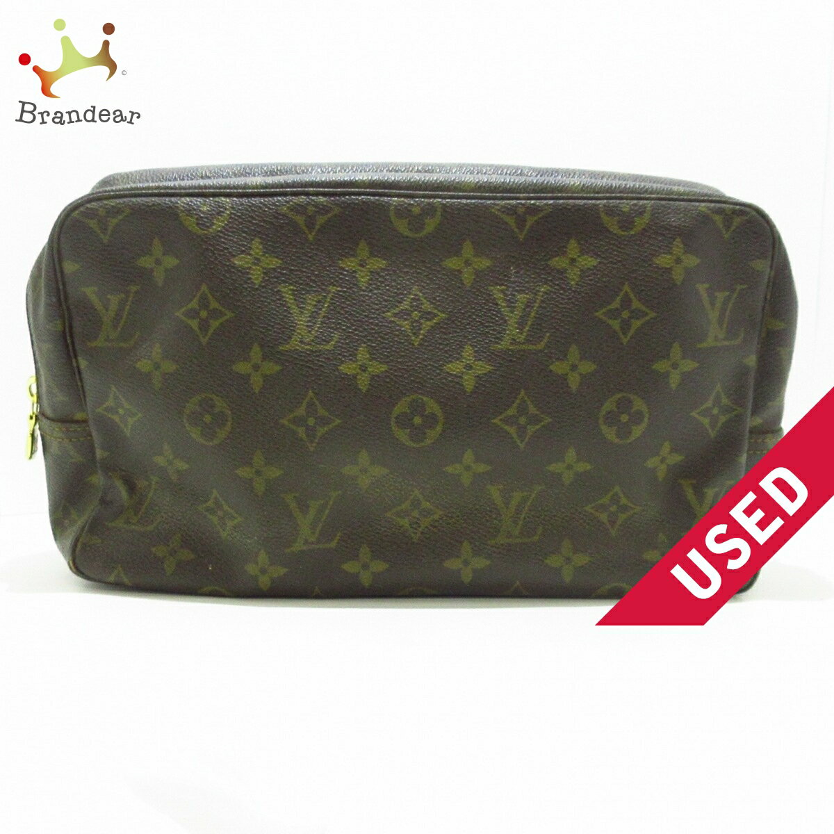 【新着】【中古】LOUIS VUITTON(ルイヴィトン) トゥルース・トワレット28 ポーチ モノグラム・キャンバス