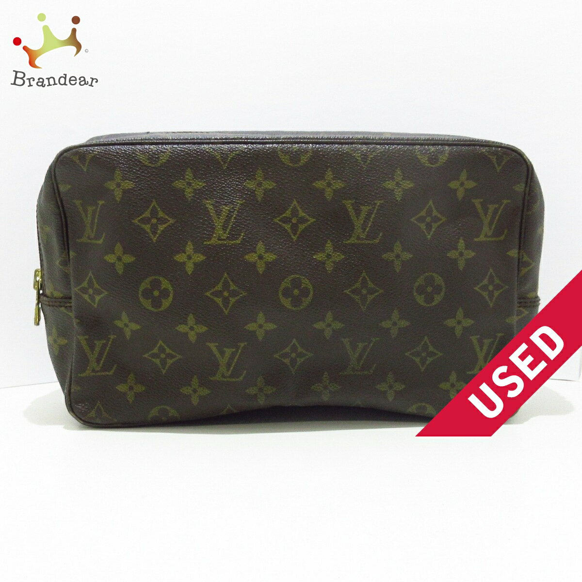 【新着】【中古】LOUIS VUITTON(ルイヴィトン) トゥルース・トワレット28 ポーチ モノグラム・キャンバス