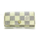 【新着】【中古】LOUIS VUITTON(ルイヴィトン) ミュルティクレ4 キーケース アズール  ...