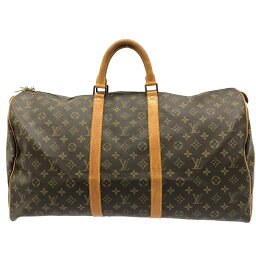 【新着】【中古】LOUIS VUITTON(ルイヴィトン) キーポル55 ボストンバッグ モノグラム・キャンバス