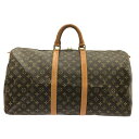 【新着】【中古】LOUIS VUITTON(ルイヴィトン) キーポル55 ボストンバッグ マルティエ刻印 モノグラム・キャンバス