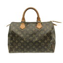 【新着】【中古】LOUIS VUITTON(ルイヴィトン) スピーディ30 ハンドバッグ マルティエ刻印 モノグラム・キャンバス