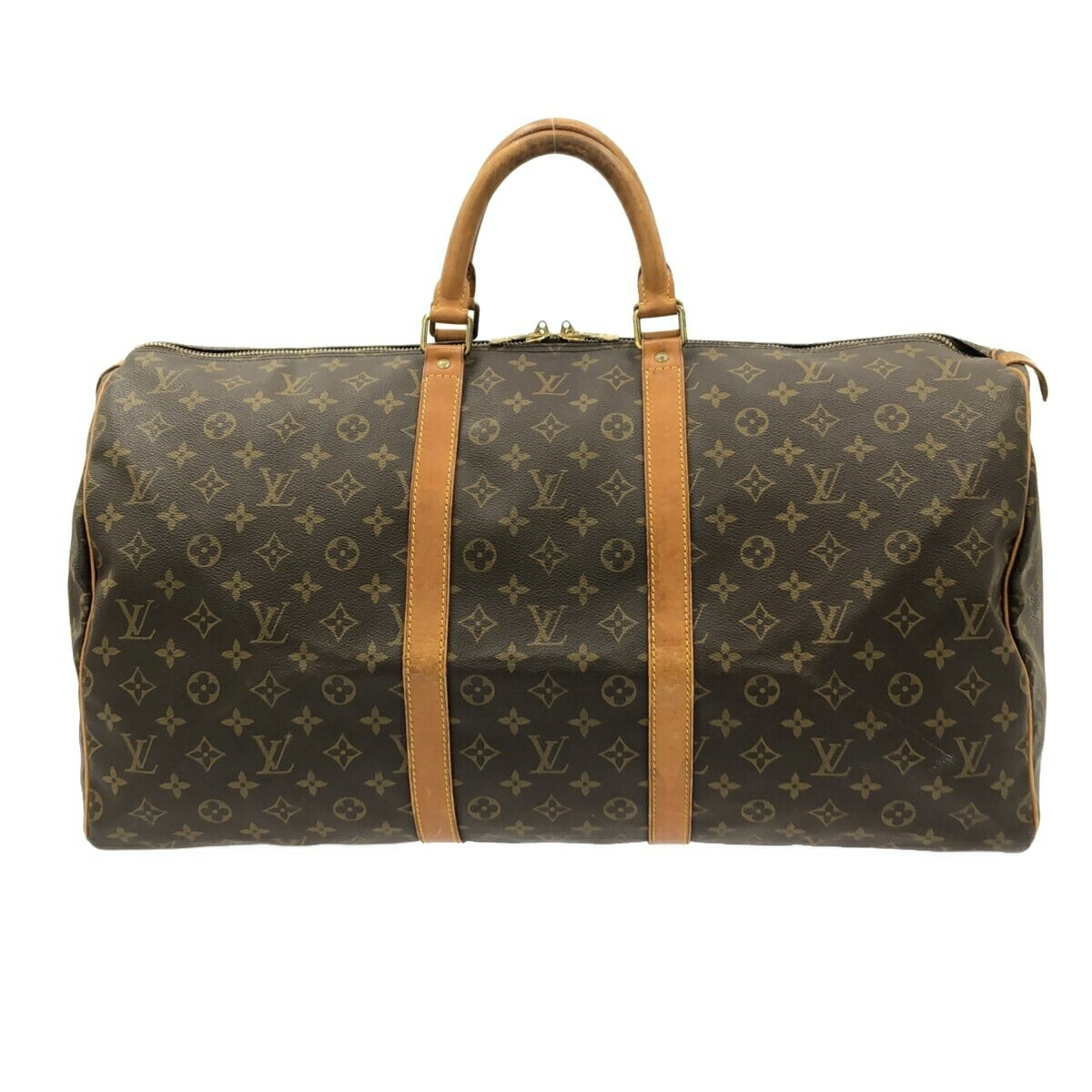 【新着】【中古】LOUIS VUITTON(ルイヴィトン) キーポル55 ボストンバッグ モノグラム・キャンバス