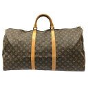 【新着】【中古】LOUIS VUITTON(ルイヴィトン) キーポル・バンドリエール60 ボストンバッグ モノグラム・キャンバス