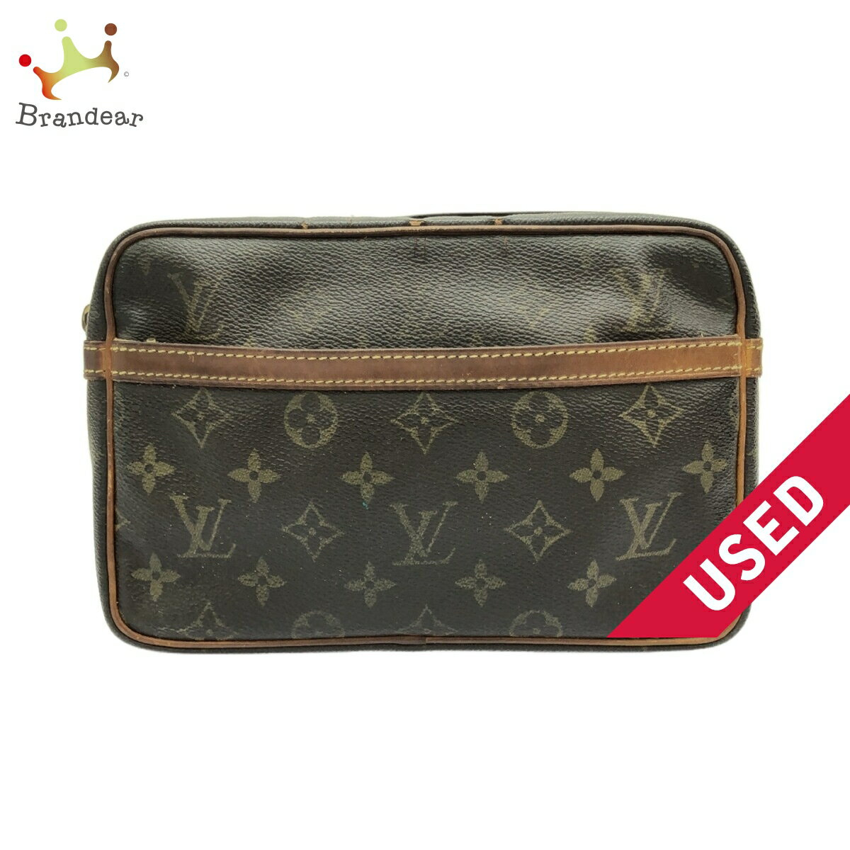 【中古】LOUIS VUITTON(ルイヴィトン) コンピエーニュ セカンドバッグ モノグラム・キャンバス