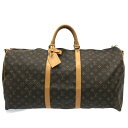 【新着】【中古】LOUIS VUITTON(ルイヴィトン) キーポル・バンドリエール60 ボストンバッグ モノグラム・キャンバス