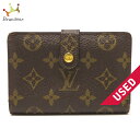 【新着】【中古】LOUIS VUITTON(ルイヴィトン) ポルト モネ・ビエ ヴィエノワ 2つ折り財布 ■外側⇒モノグラム・キャンバス■内側⇒クロスグレインレザー