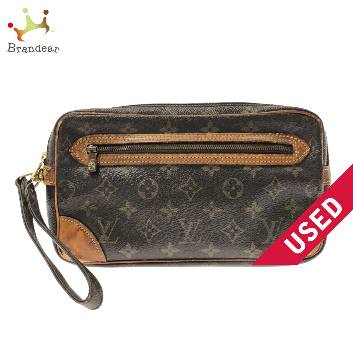 【中古】LOUIS VUITTON(ルイヴィトン) マルリー・ドラゴンヌGM セカンドバッグ モノグラム・キャンバス