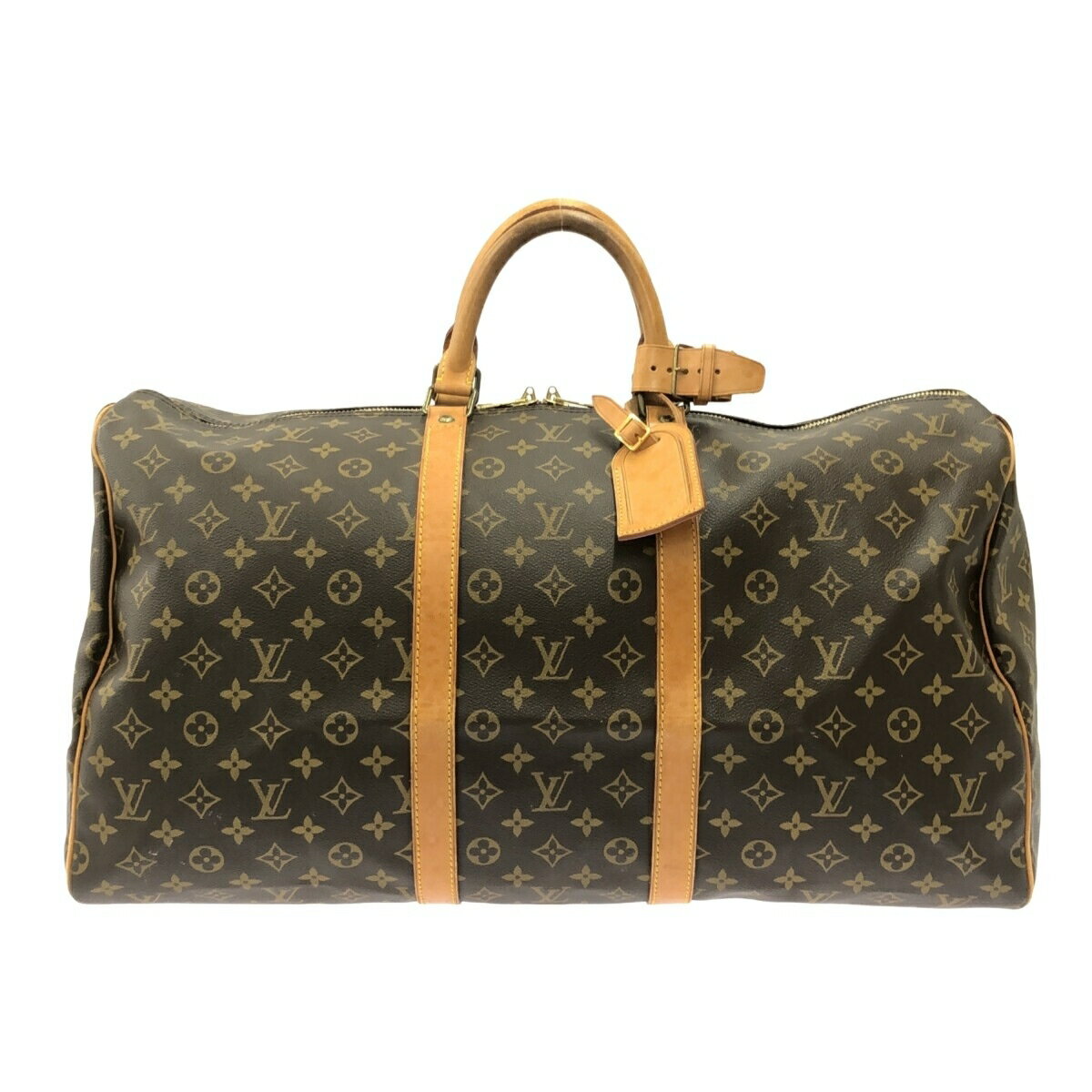 【新着】【中古】LOUIS VUITTON(ルイヴィトン) キーポル55 ボストンバッグ モノグラム・キャンバス