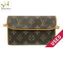 【中古】LOUIS VUITTON(ルイヴィトン) ポシェットフロランティーヌ ウエストポーチ モノグラム・キャンバス