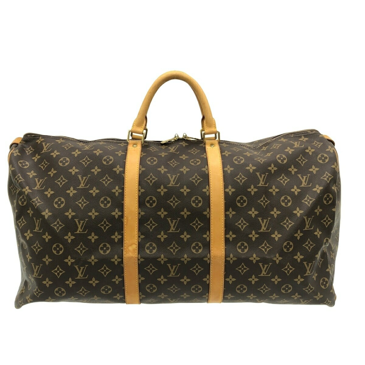 【中古】LOUIS VUITTON(ルイヴィトン) キーポル60 ボストンバッグ モノグラム・キャンバス