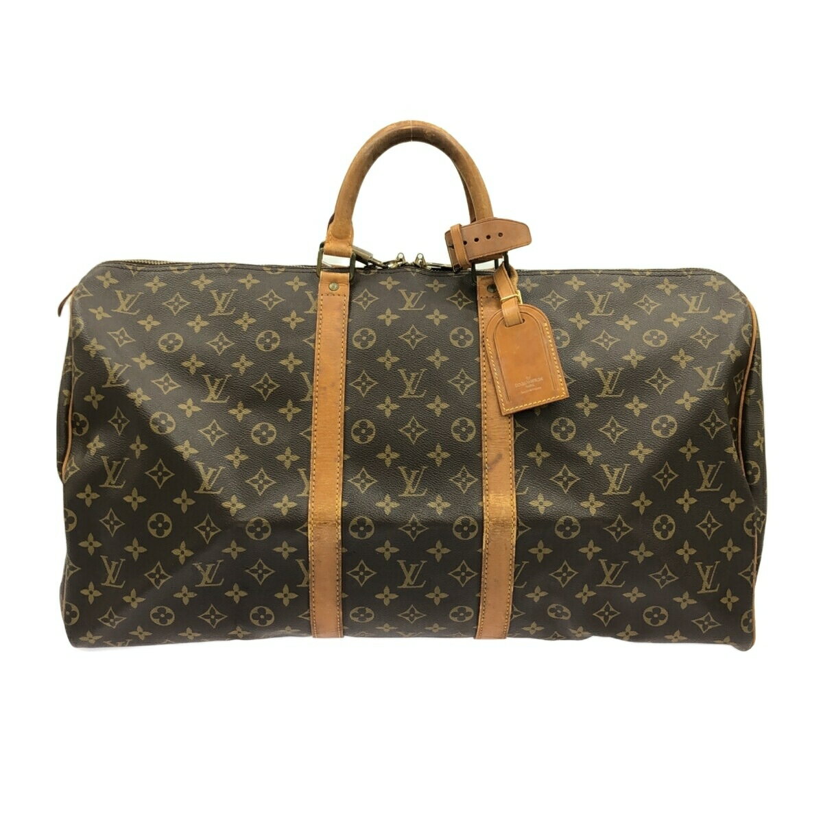 【新着】【中古】LOUIS VUITTON(ルイヴィトン) キーポル55 ボストンバッグ モノグラム・キャンバス