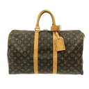 【新着】【中古】LOUIS VUITTON(ルイヴィトン) キーポル45 ボストンバッグ モノグラム・キャンバス