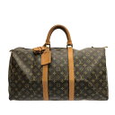 【新着】【中古】LOUIS VUITTON(ルイヴィトン) キーポル50 ボストンバッグ マルティエ刻印 モノグラム・キャンバス