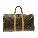 【新着】【中古】LOUIS VUITTON(ルイヴィトン) キーポル45 ボストンバッグ モノグラム・キャンバス