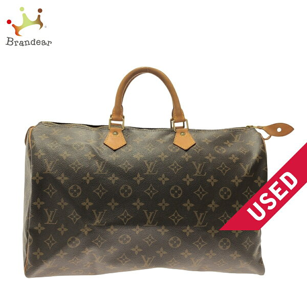 【新着】【中古】LOUIS VUITTON(ルイヴィトン) スピーディ40 ハンドバッグ モノグラム・キャンバス