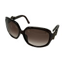 【中古】GUCCI(グッチ) サングラス リボンモチーフ ダークブラウ...(4)