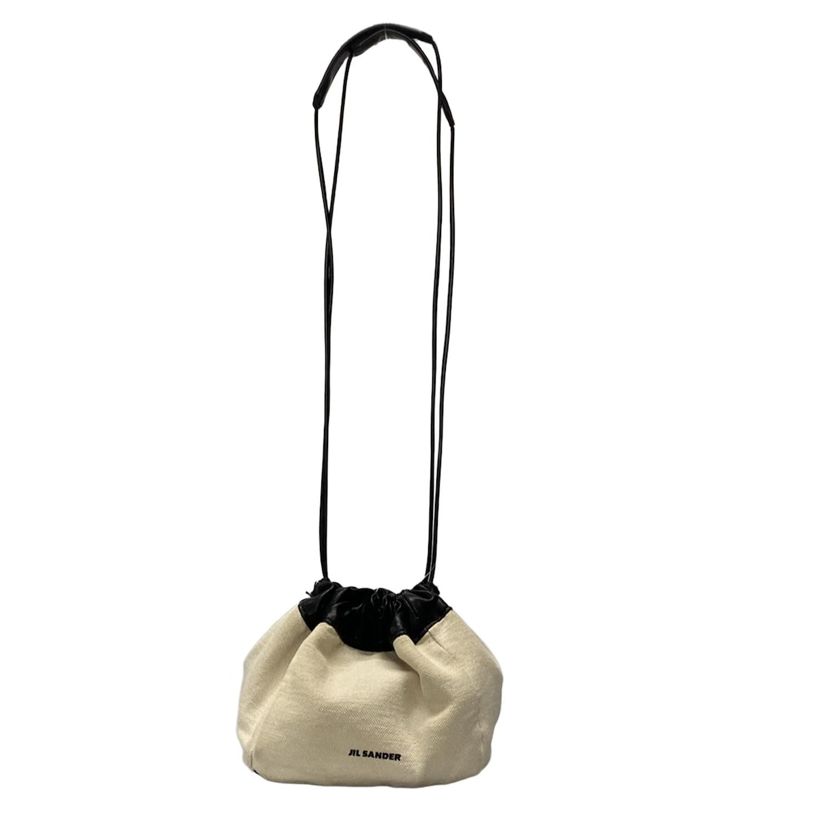 【中古】JILSANDER(ジルサンダー) ドローストリング/ダンプリング ショルダーバッグ 巾着型