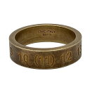 【中古】Maison Margiela(メゾンマルジェラ) ナンバリング リング シルバー