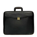 【中古】OFFERMANN(オファーマン) トランクケース ロックナンバー 黒 レザー