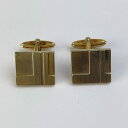 【中古】LANVIN(ランバン) カフス ゴールド