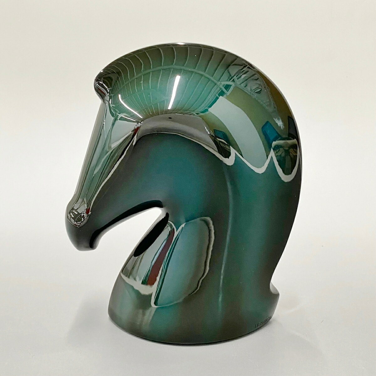 【中古】HERMES(エルメス) サマルカンド 小物 ペーパーウェイト ヴェールシプレ ガラスのサムネイル