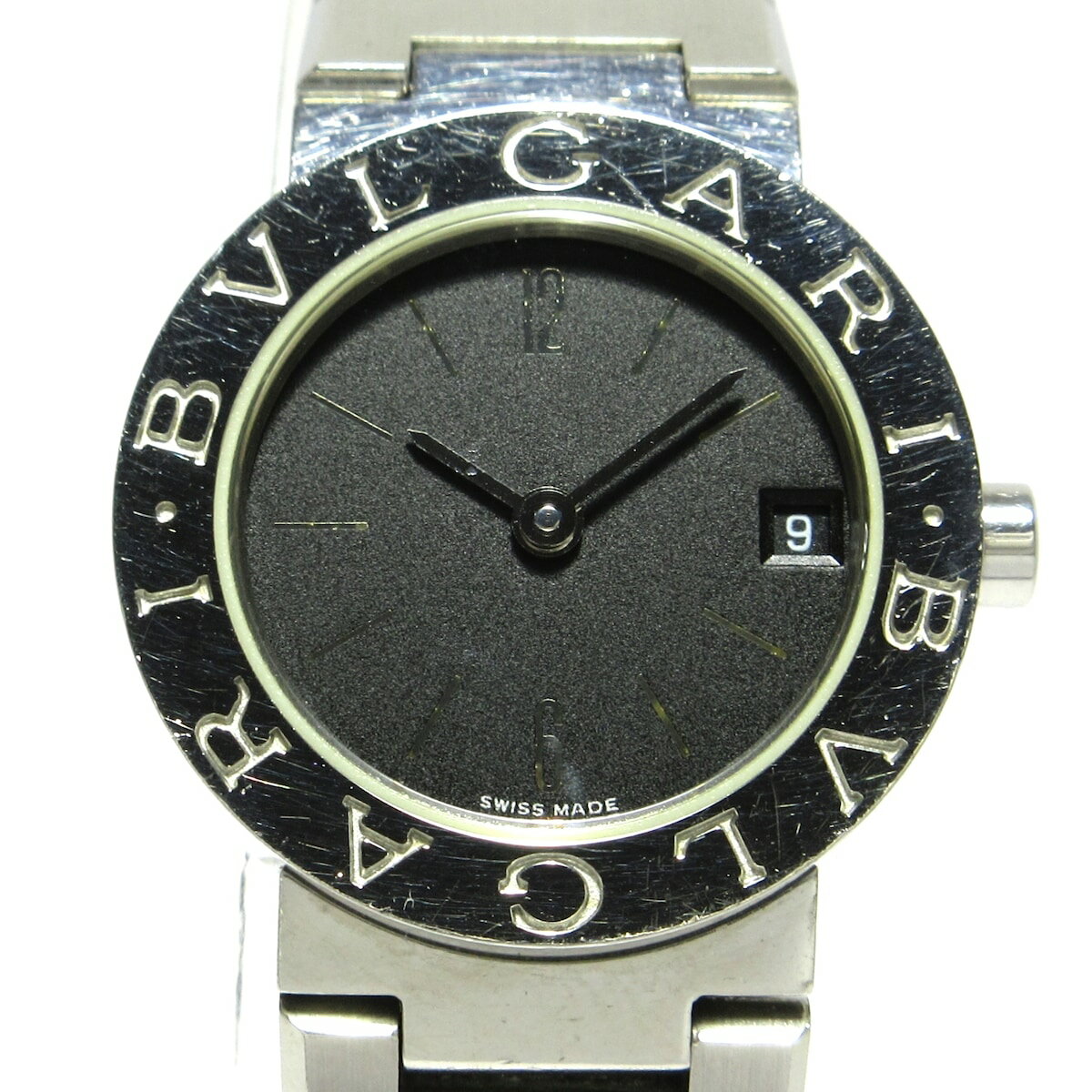 【中古】BVLGARI(ブルガリ) ブルガリブルガリ 腕時計 黒