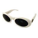 【中古】GUCCI(グッチ) サングラス インターロッキングG 黒×白...(4)
