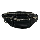 【中古】ALEXANDER WANG(アレキサンダーワン) アッティカ ファニーパック ワンショルダーバッグ 黒 レザー(4)