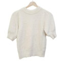 【新着】【中古】JILL STUART(ジルスチュアート) 半袖セーター 秋・冬物 アイボリー