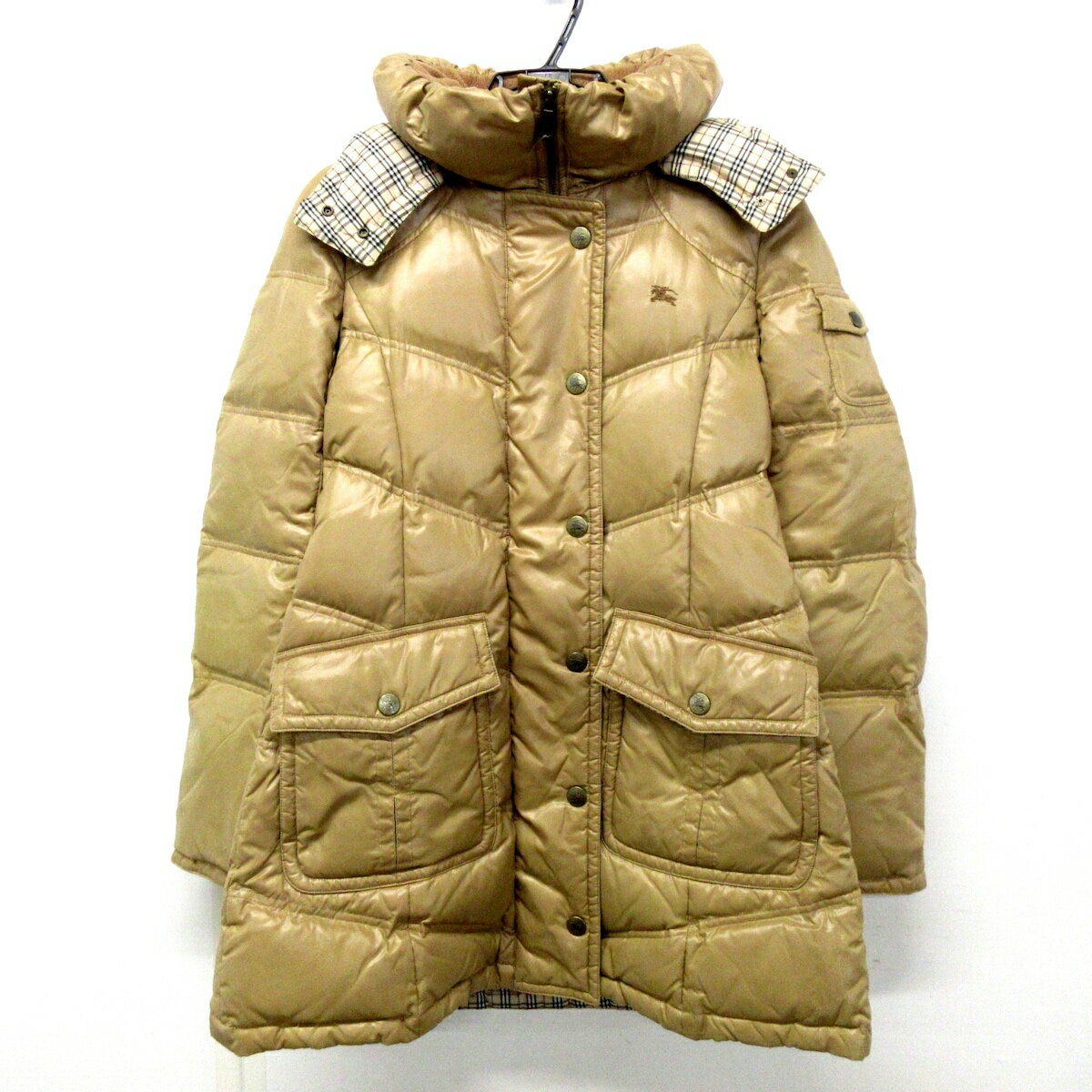 【新着】【中古】Burberry Blue Label(バーバリーブルーレーベル) ダウンコート 冬物/ファー付属なし ..