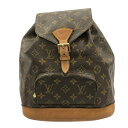 【中古】LOUIS VUITTON(ルイヴィトン) モンスリMM リュックサック モノグラム・キャン ...