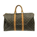 【新着】【中古】LOUIS VUITTON(ルイヴィトン) キーポル45 ボストンバッグ モノグラム・キャンバス