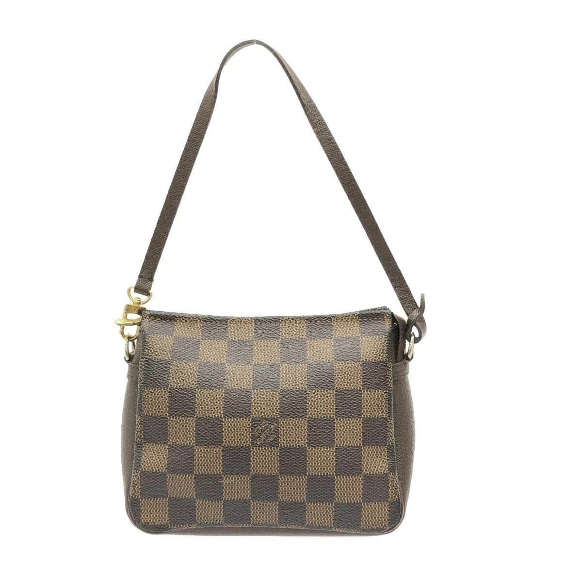 【中古】LOUIS VUITTON(ルイヴィトン) トゥルースメイクアップ ハンドバッグ エベヌ ダミエ・キャンバス