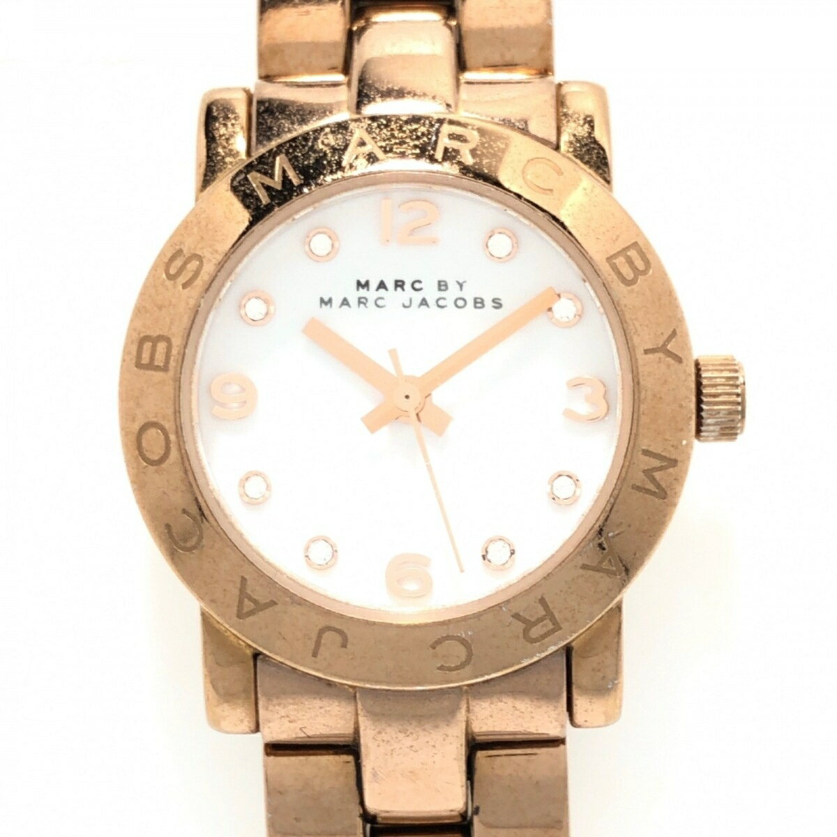 【中古】MARC BY MARC JACOBS(マークバイマークジェイコブス) 腕時計 白