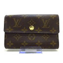 【中古】LOUIS VUITTON(ルイヴィトン) ポルトフォイユ・アレクサンドラ 3つ折り財布 モノグラム・キャンバス