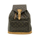 【新着】【中古】LOUIS VUITTON(ルイヴィトン) モンスリGM リュックサック モノグラム・キャンバス