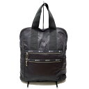 【中古】LESPORTSAC(レスポートサック) リュックサック 2way ダークグレー レスポナイロン