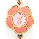 【新着】【中古】ANNA SUI(アナスイ) 腕時計 フラワー(花) ピンク