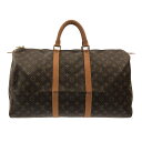 【中古】LOUIS VUITTON(ルイヴィトン) キーポル50 ボストンバッグ モノグラム・キャンバス 3