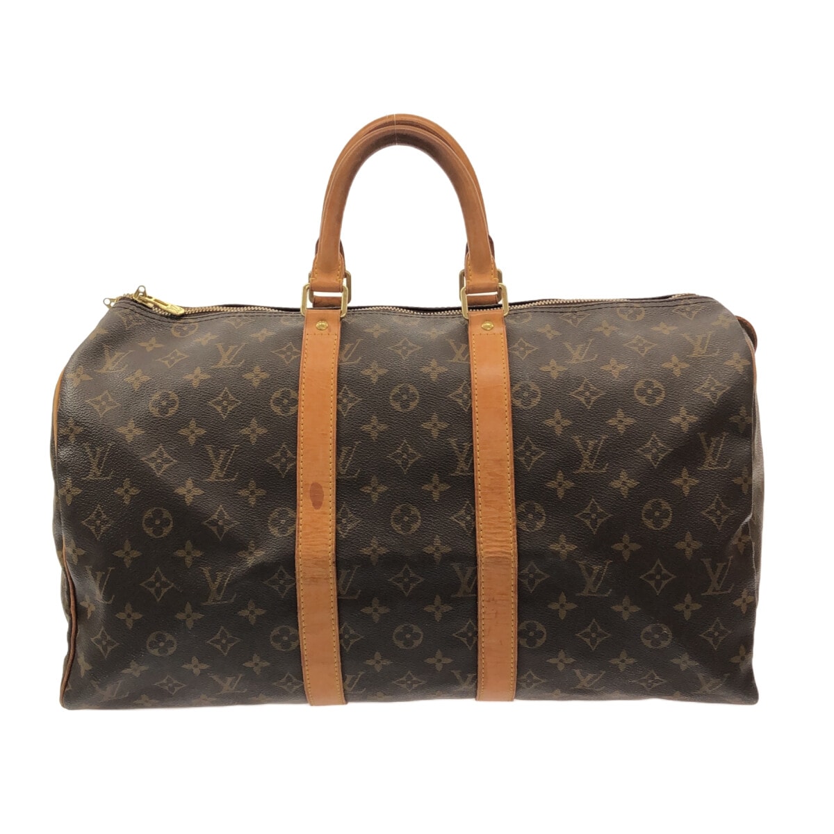 【中古】LOUIS VUITTON(ルイヴィトン) キーポル45 ボストンバッグ モノグラム・キャンバス