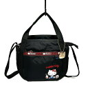 【中古】LESPORTSAC(レスポートサック) ハンドバッグ Hello Kitty 黒×レッド×マルチ レスポナイロン