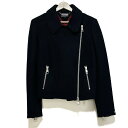 【中古】TOMMY HILFIGER(トミーヒルフィガー) ライダースジャケット 長袖/秋/冬 ダークネイビー