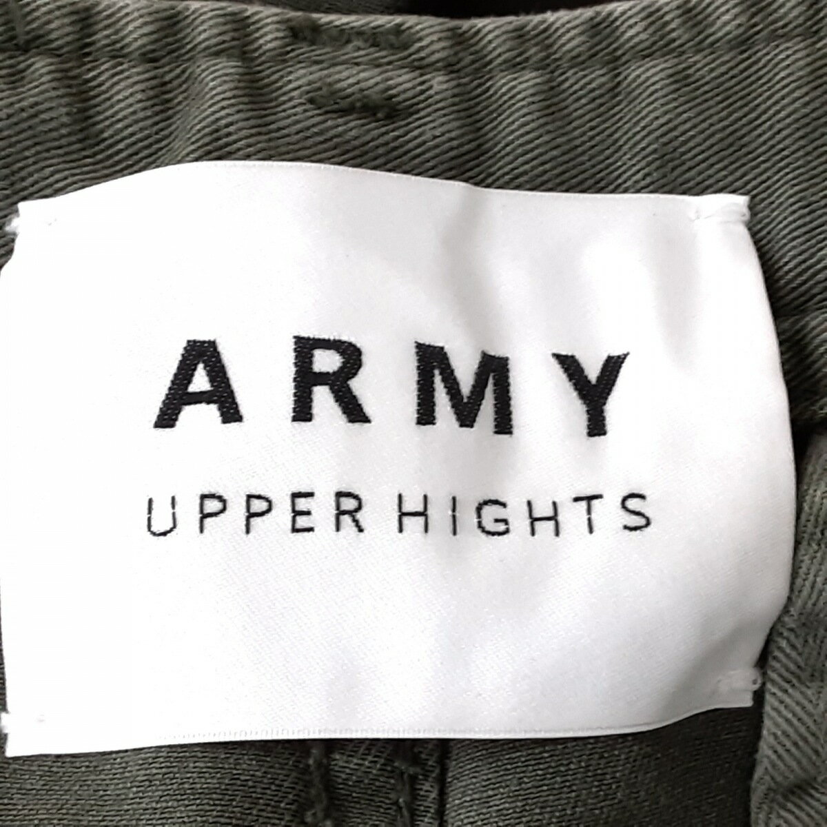 【中古】upper hights(アッパーハイツ) パンツ フルレングス/ARMY カーキ 3