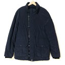 【中古】ARMANIJEANS(アルマーニジーンズ) コート 長袖/中綿/冬 ネイビー