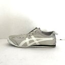 【中古】asics Onitsuka Tiger(アシックス・オニツカタイガー) スニーカー ライトグレー ナイロン