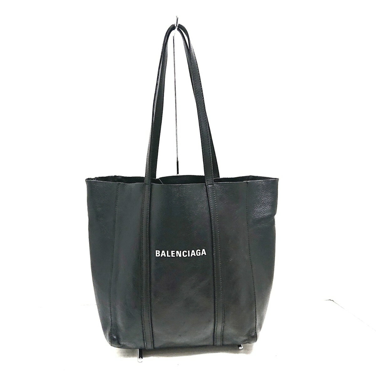 【中古】BALENCIAGA(バレンシアガ) エブリデイトート トートバッグ 黒 レザー