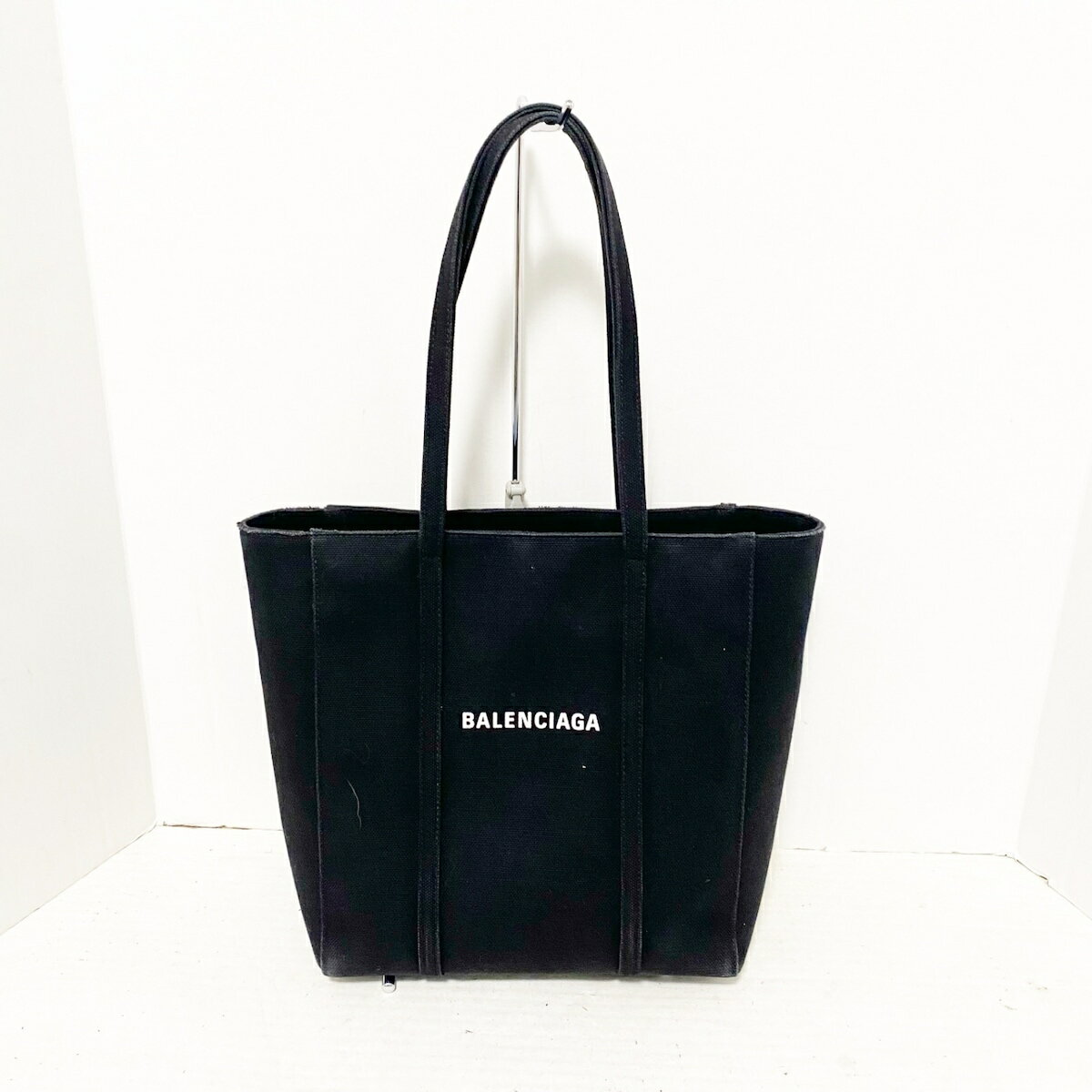 【中古】BALENCIAGA(バレンシアガ) エブリデイトート トートバッグ 黒 キャンバス