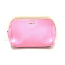 【中古】FURLA(フルラ) ポーチ ピンク